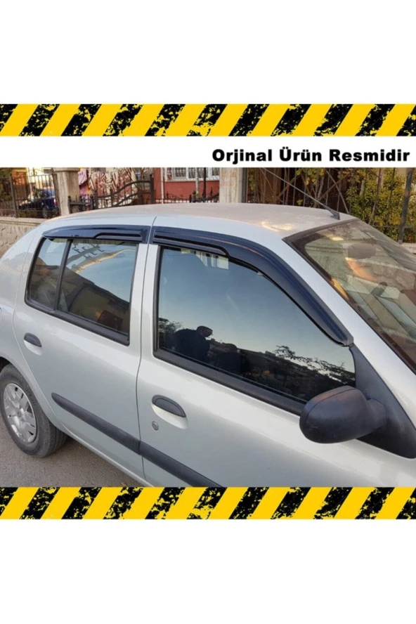 Renault Clio 2 Symbol Mügen Cam Rüzgarlığı Sedan 1999-2008 Arası 4 Lü Set ürün görseli