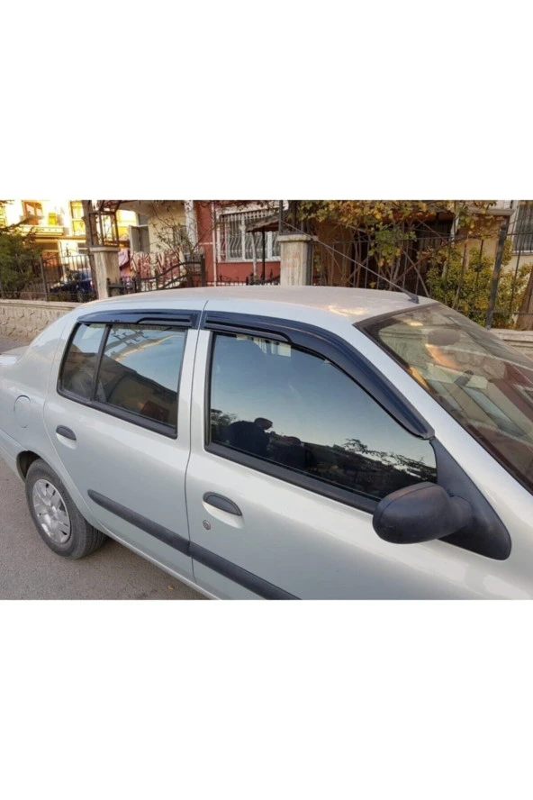 Renault Clio 2 Symbol Mügen Cam Rüzgarlığı Sedan 1999-2008 Arası 4 Lü Set - 1