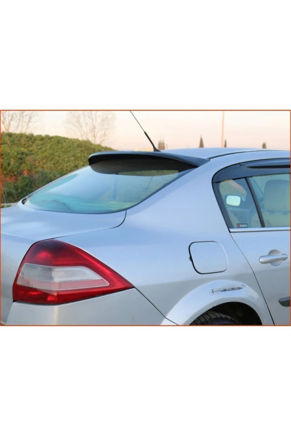 Renault Megane 2 Sedan 2003-2008 Arka Cam Üstü Spoiler - Resim 3