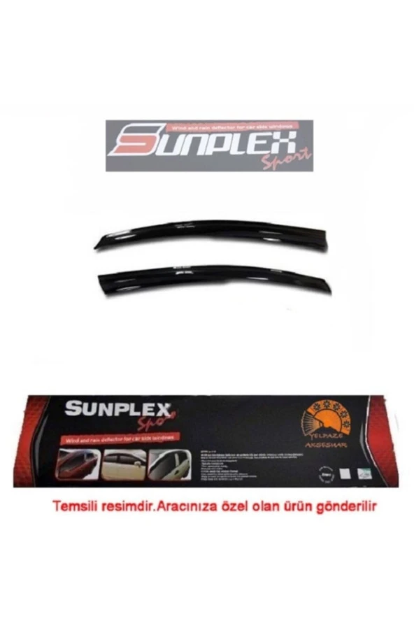 Ford Courier 2014-2017 Mugen Cam Rüzgarlığı Ön 2Li Sunplex