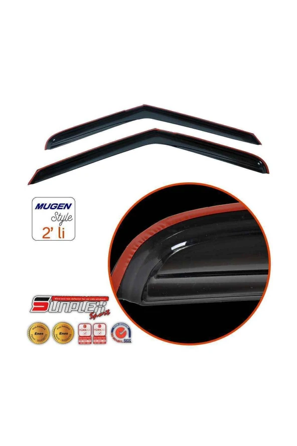 Sp-s-40 Renault Master 2010-2017 Sport Style Cam Rüzgarlığı 2 Li - Resim 2