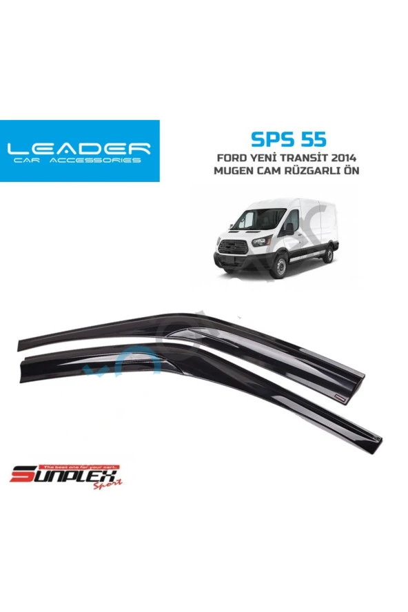 Ford Transit Yeni Transit Cam Rüzgarlığı 2014 Sonrası Sunplex 2li ürün görseli