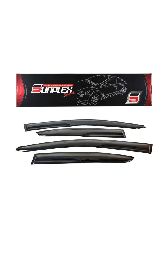 Sp-s-14 Fiat Linea 2006-2015 Sport Style Cam Rüzgarlığı 4 Lü ürün görseli