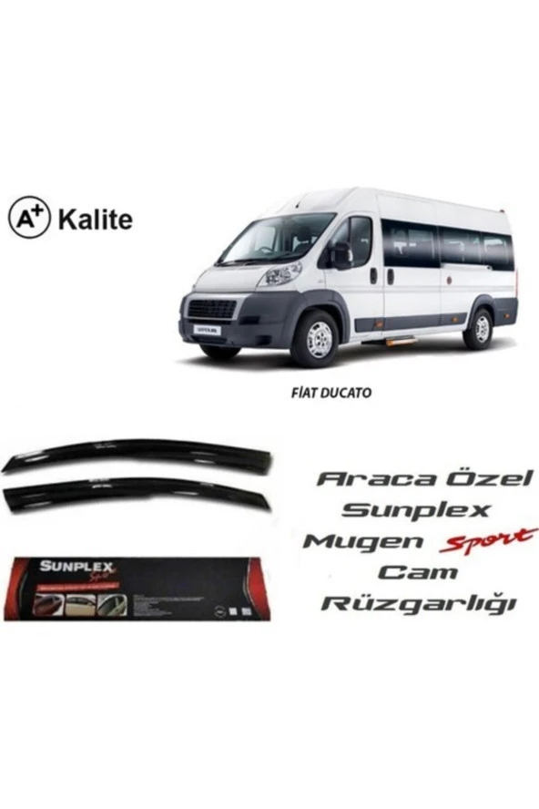 Sunplex Fiat Ducato Sunplex Mugen Tip 2li Cam Rüzgarlığı
