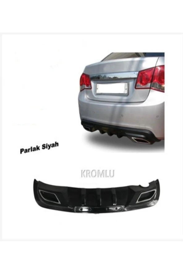 Chevrolet Cruze Difüzör Siyah Boyalı - Resim 2