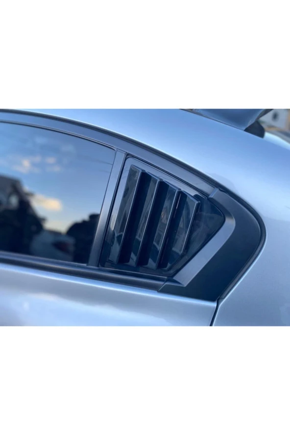 Honda Civic Fb7 Kelebek Cam Kaplama Vizörü Piano Black 2012-2015 - Resim 2