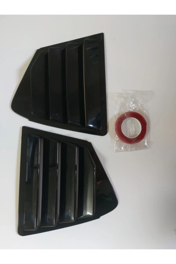 Honda Civic Fb7 Kelebek Cam Kaplama Vizörü Piano Black 2012-2015 - Resim 3