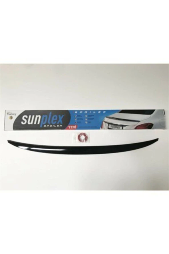 Renault Symbol (2013-2020) Bagaj Üstü Spoiler Piano Black - Resim 2