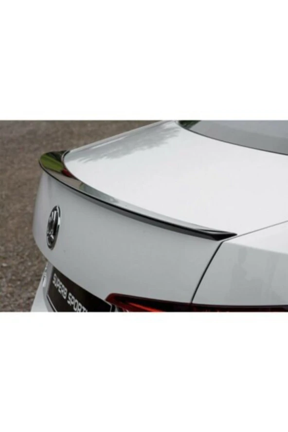 Skoda Superb Bagaj Üstü Spoiler Piano Black - Resim 2