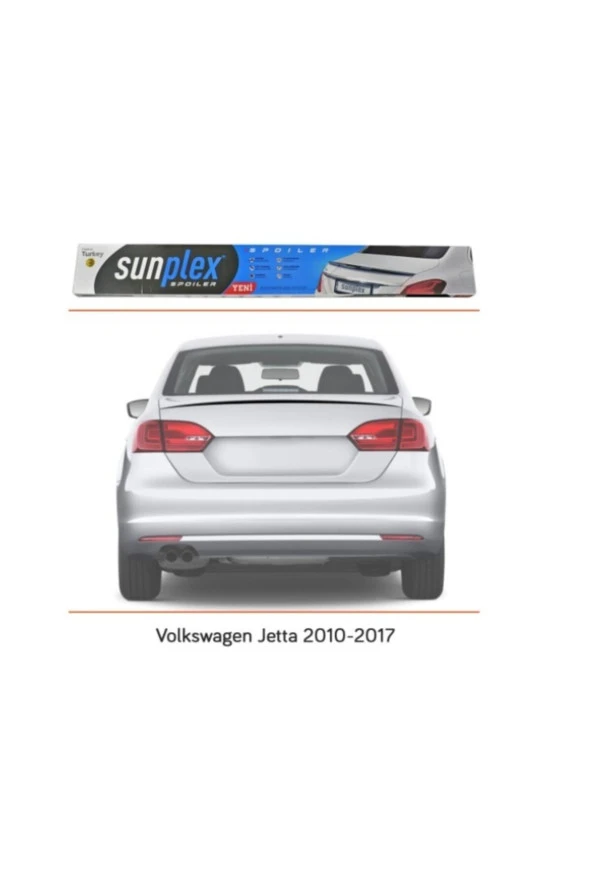 Jetta Bagaj Üstü Spoiler Piano Black Enjeksiyon Baskı 2010-2017