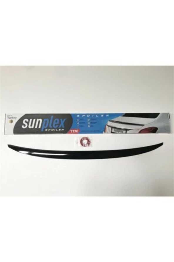 Renault Symbol (2013-2020) Bagaj Üstü Spoiler Piano Black - Resim 2