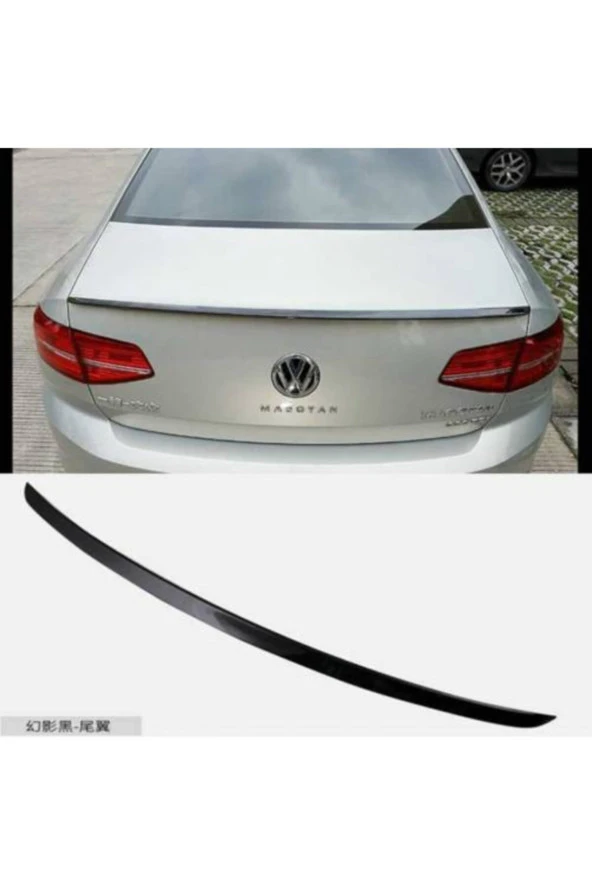 Vw Passat B7 Bagaj Üstü Spoiler Piano Black - Resim 2