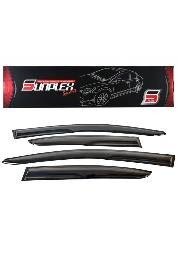 Sp-s-41 Renault Symbol 2013-2020 Sport Style Cam Rüzgarlığı 4 Lü ürün görseli