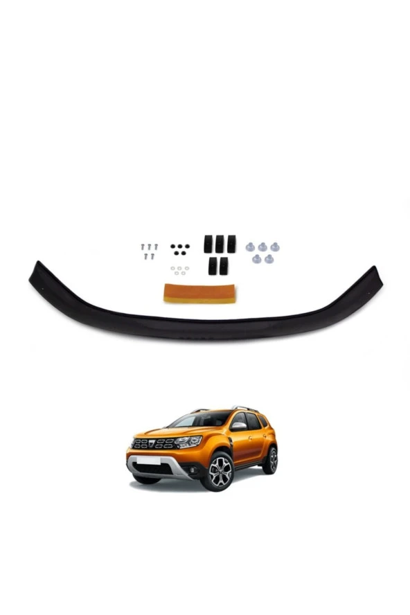 Dacia Duster 2018 2019 2020 2021 2022 Ön Kaput Koruyucu Rüzgarlığı - Resim 2