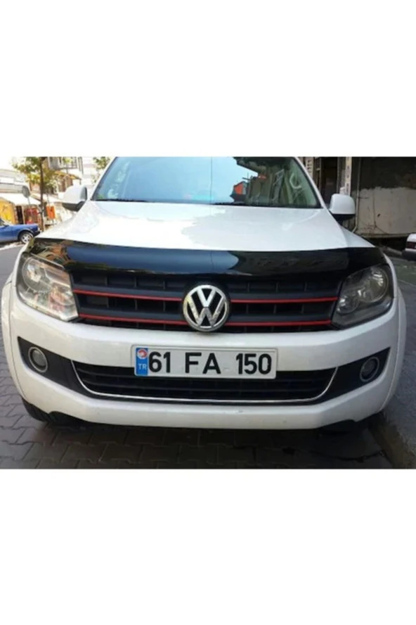 Volkswagen Amarok Kaput Rüzgarlığı Kaput Koruma 3.2 Kalın Plastik - Resim 2