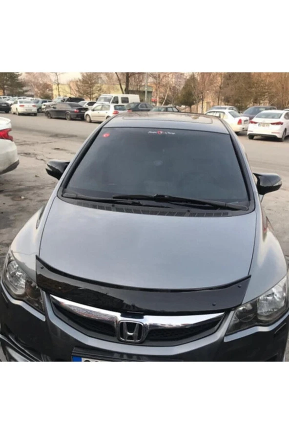 Honda Civic Fd6 Kaput Rüzgarlığı Kaput Koruma 3.2 Mm Kalın Plastik