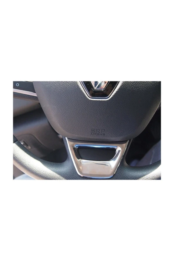 Renault Megane 4 Hb/sedan Uyumlu Mat Direksiyon Kromu Paslanmaz - Resim 2