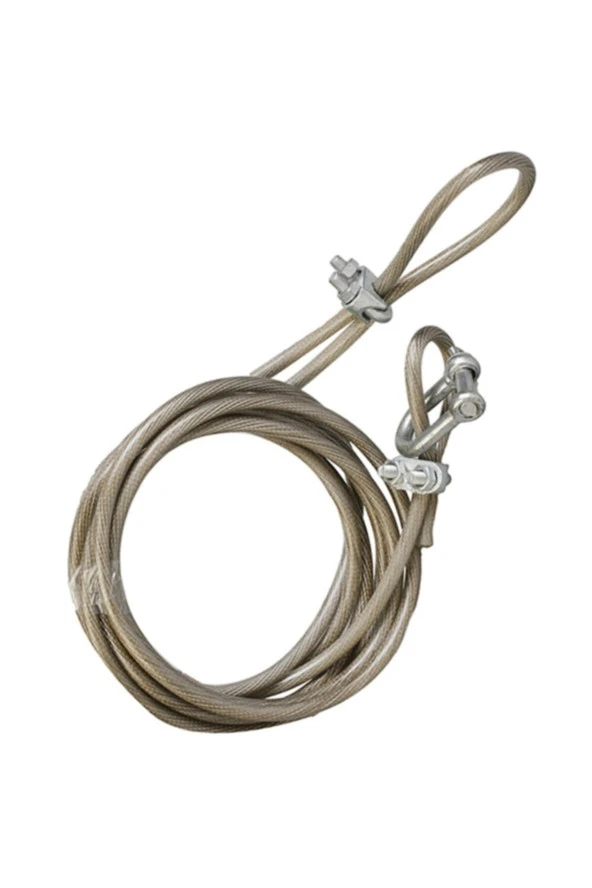 Çelik Oto Araç Çekme Izoleli Çeki Halatı 3.5 Metre 5-7 Mm - Resim 2