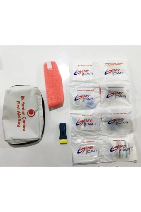 Kumaş Ilk Yardım Çantası Yönetmeliğe Uygun Ecza Çantası - Resim 2