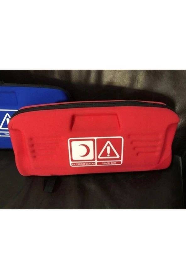 Trafik Seti İlkyardım Lüx Çantalı 1 Kg Yangın Tüplü 4 Ren - Resim 2