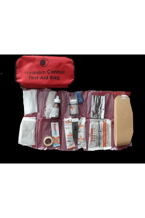 Trafik Seti Kırmızı Lüx Eva Çantalı - Resim 3