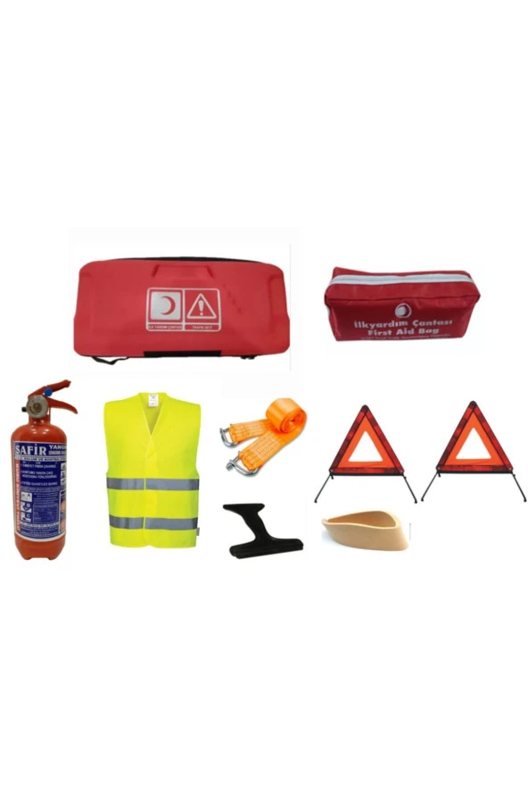 Trafik Seti Eva Çantalı Lüx Set Mavi Renk - ürün görseli