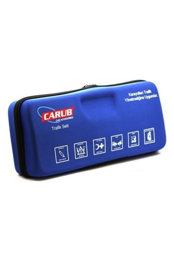 Lüx Trafik Seti Çantalı Belgeli Trafik Yönetmeliğine Uygun 1kg Yangın Söndürücülü - Resim 3