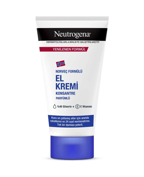 Neutrogena El Kremi 75 ml Parfümlü Konsantre Formül