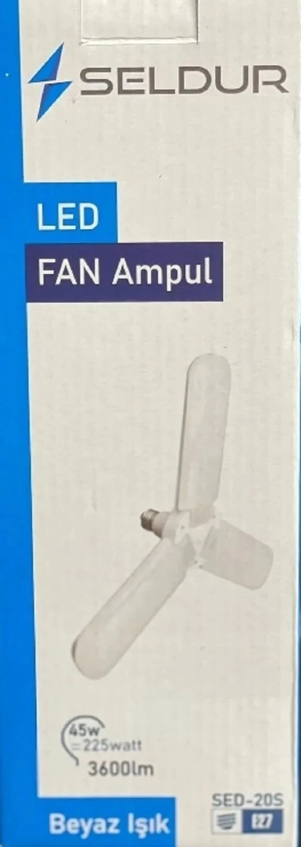 SELDUR LED Fan Ampul 36W