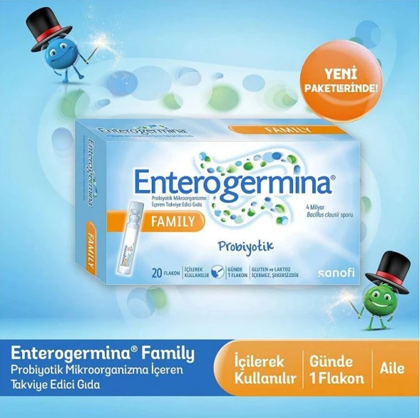 Enterogermina Family Probiyotik 20 Flakon