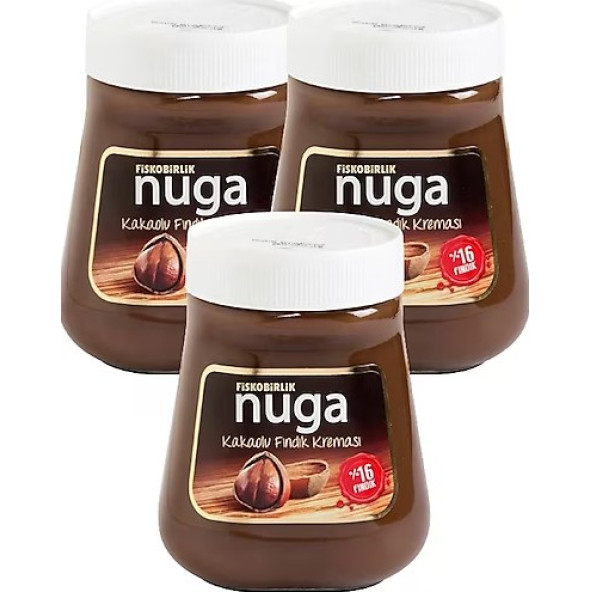 Fiskobirlik Nuga Kakaolu Fındık Kreması 700 gr 3'lü