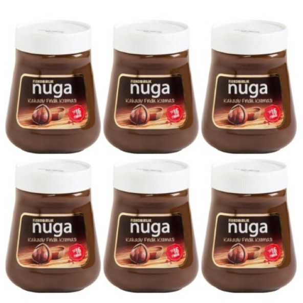 Fiskobirlik Nuga Kakaolu Fındık Kreması 700 gr 6'lı