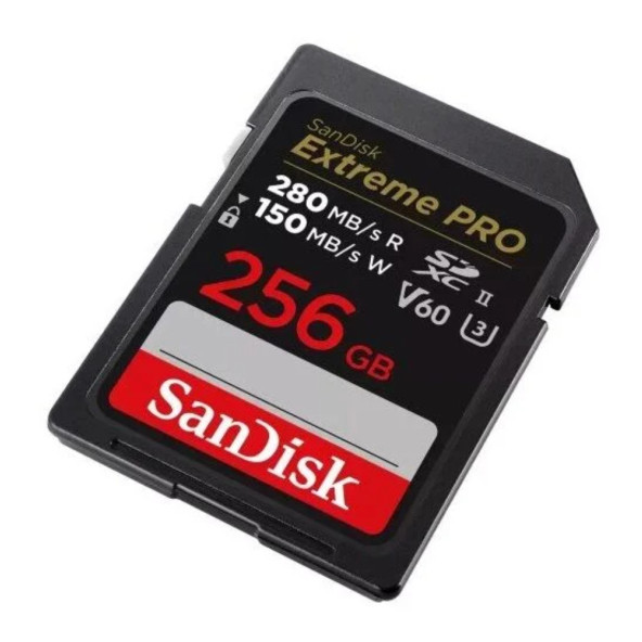 SanDisk Extreme PRO 256GB SDSDXEP-256G-GN4IN 280MB/s UHS-II SDXC 6K-4K UHD Hafıza Kartı - Resim 2