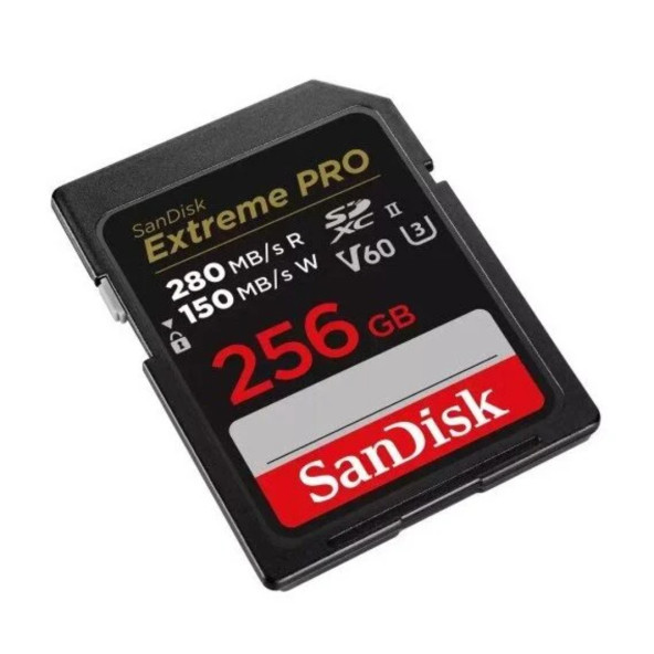 SanDisk Extreme PRO 256GB SDSDXEP-256G-GN4IN 280MB/s UHS-II SDXC 6K-4K UHD Hafıza Kartı - Resim 3