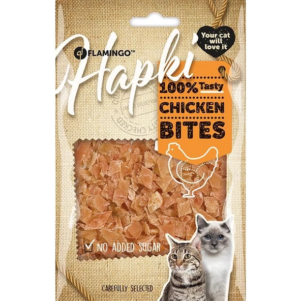 Flamingo Chicken Bites Tavuk Etli Naturel Kedi  Ödülü 85 Gr SKT:12/2026