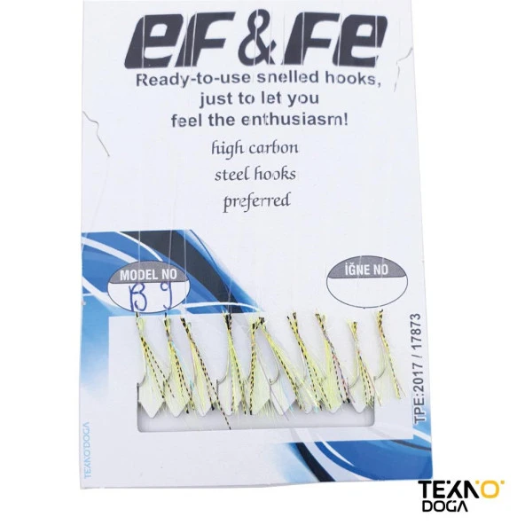 EFFE İstavrit Çaparisi 10 İğneli 0,15/0,25mm No:11 3ad. B9 - 3