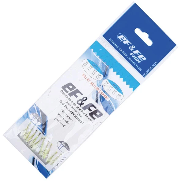 EFFE İstavrit Çaparisi 10 İğneli 0,15/0,25mm No:11 3ad. B9