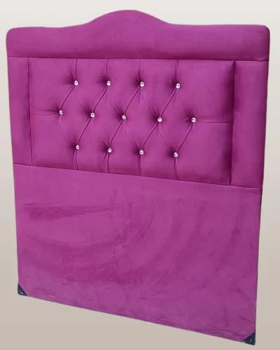 Başlık 90325 DK Tek Kişi 100 Model Tay Tüyü Fuşya Kumaş Dolgun kapitoneli ElYapım - Resim 3