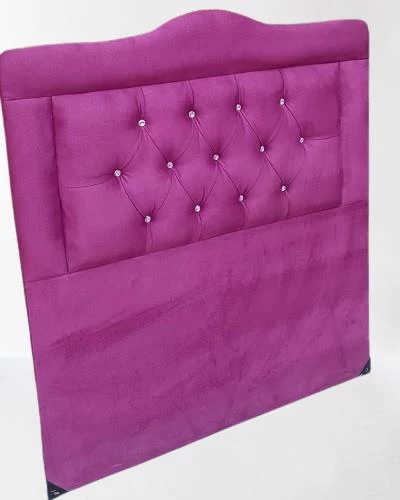 Başlık 90325 DK Tek Kişi 100 Model Tay Tüyü Fuşya Kumaş Dolgun kapitoneli ElYapım - Resim 5