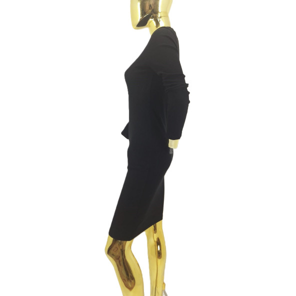 H&M DİVİDED STREÇ ELBİSE - 3