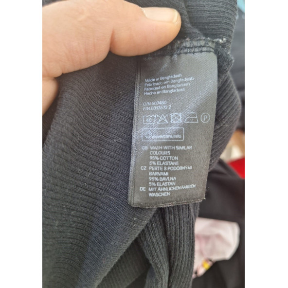 H&M DİVİDED STREÇ ELBİSE - 7