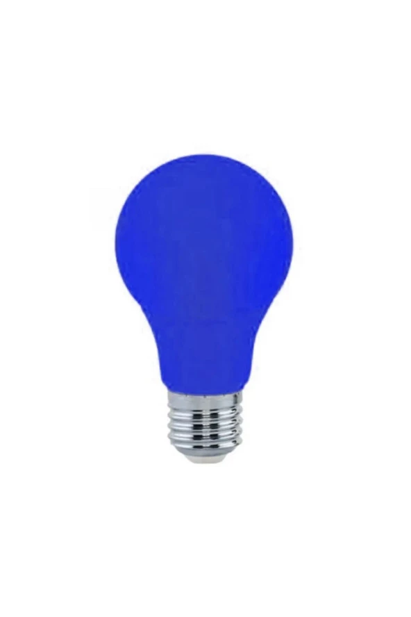 5 Adet K2 MAVİ Işık 5 Watt Led Gece Lambası Ampulü, E27 Duylu Ağaç Feneri Ampulü - 2