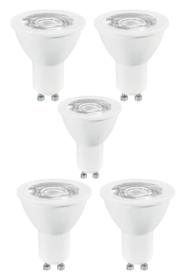 Fullreyon 5 Adet 7 W Beyaz Işık 1. Sınıf Gu10 Duy Led Ampul - 6500 Kelvin