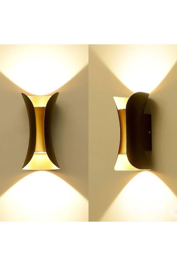 10 Watt Dekoratif Led Aplik, Modern Dış Mekan Aydınlatma Armatürü, Bahçe Duvar Aplik, Modern Armatür - 4