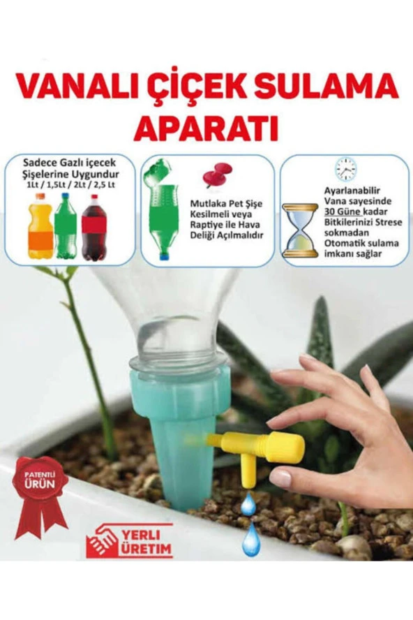 Full Reyon 30'lu Kutu Çiçek Ve Fidan Sulama Aparatı - 2