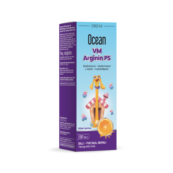 Ocean VM Arginin Ps Ballı Portakal Aromalı Şurup 150 ml