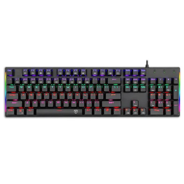 T-Dagger Naxos T-TGK310 Kablolu Q TR Rainbow RGB Mekanik Gaming Klavye