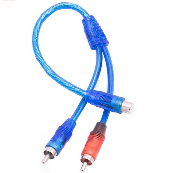 Anfi Y RCA Kablo 1 Dişi 2 Erkek 25 Cm Silikon Kablo - 3
