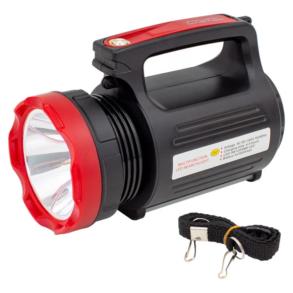 Powermaster Yajia YJ-2895U 3 Watt 20 Smd Led'li 3 Mod'lu Usb'li Şarjlı El Feneri