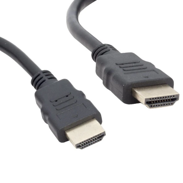 Powermaster PM-31396 Plastik Düz Siyah 50 Cm Poşetli HDMI Kablo